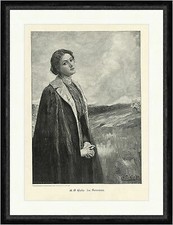 A. D. Goltz: In Summer Fashion Meadow Women Portrait Coat Dress Facsimile_A 1552