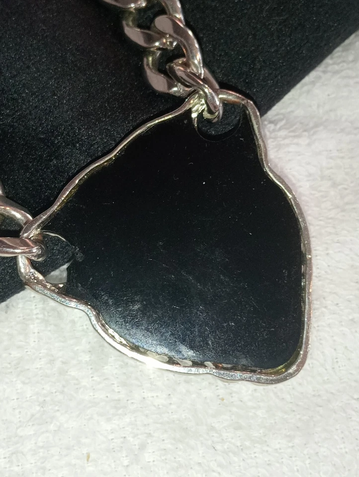 Edelstahl Halskette mit Tigerkopfanhänger - Bild 4 von 4