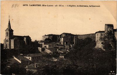 CPA AK LAMOTHE - L'Église le Chateau le Convent (517893)