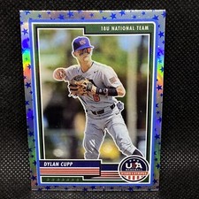 Blue Prizm! 🚨2023 Panini USA Stars & Stripes Dylan Cupp #44 National Rookie