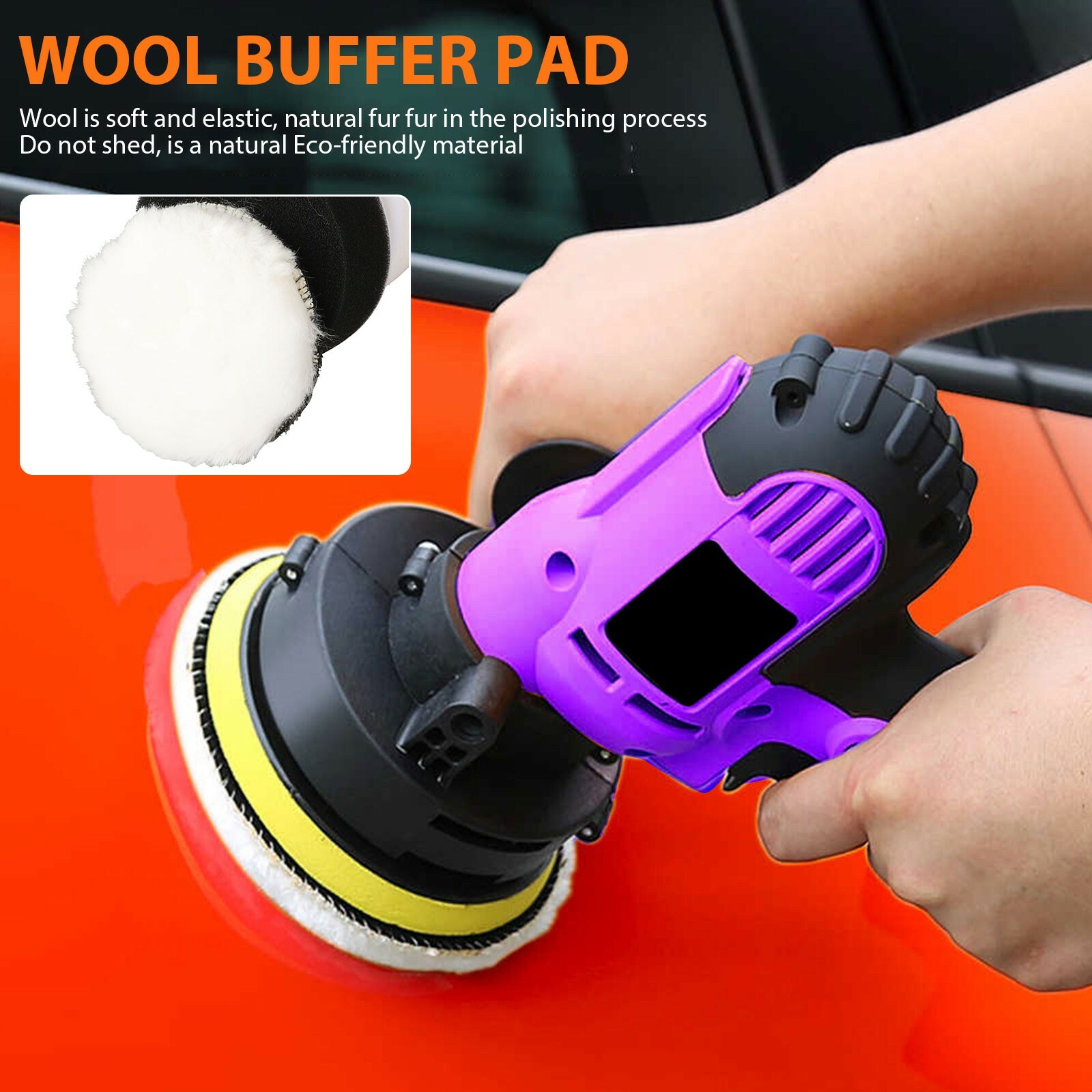 31PCS Foam Drill Polishing Pads Kit Car Hub Waxing Buffing Wheel