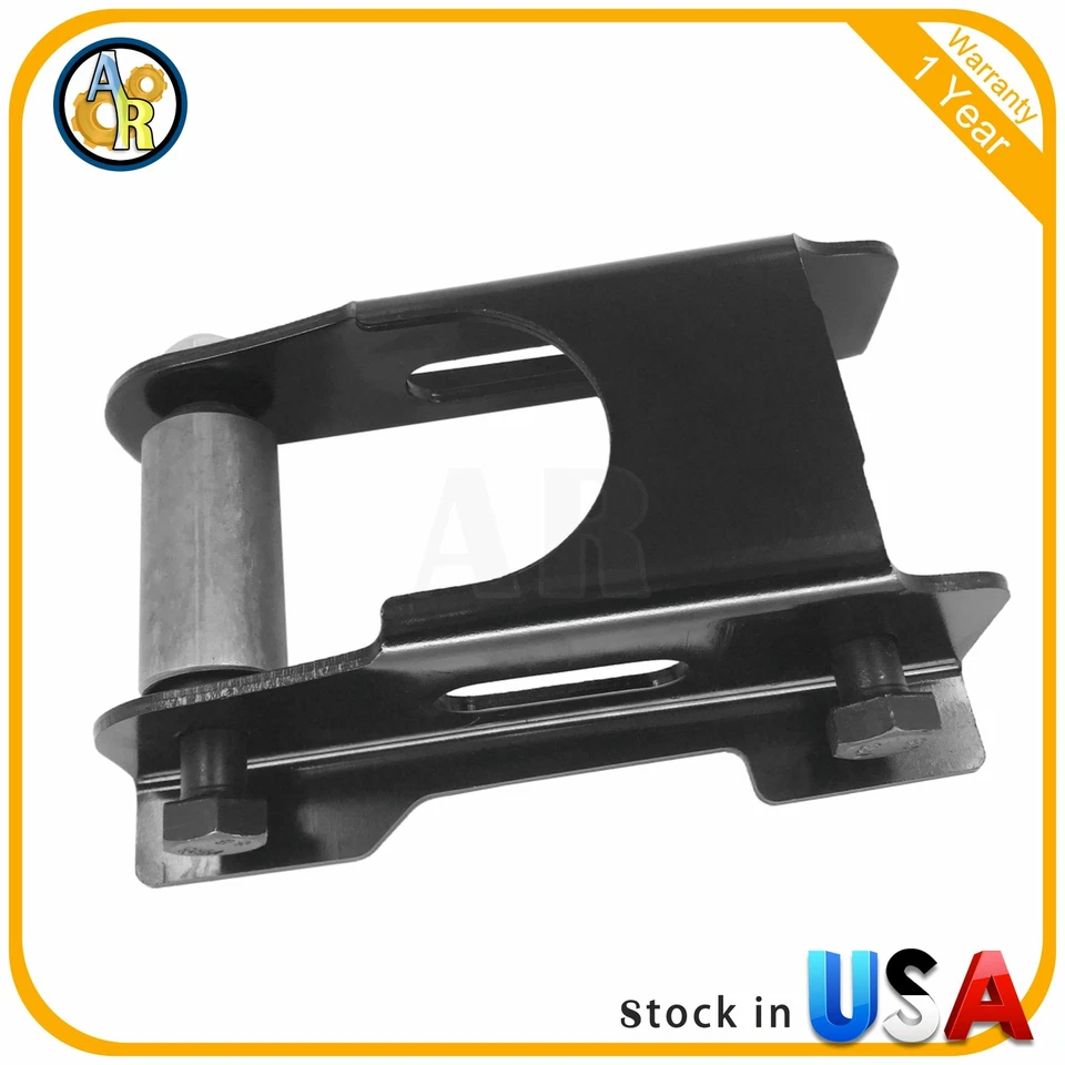 Kit de grilletes de resorte de hoja trasera izquierda derecha para 91-05 Ford Explorer Explorer Sport Trac Foto 3 de 4