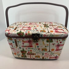 Retro Style Sewing Box