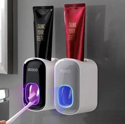 Automatic toothpaste dispenser, Wall mounted