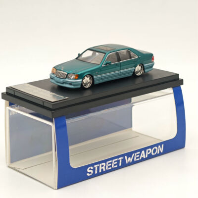 1:64 SW Benz W140 S600 Green Limited 499 Diecast Model Car