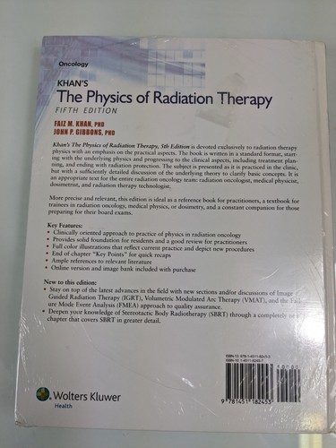 Khan's The Physics of Radiation Therapy, FIFTH EDITION - Imagen 2 de 14