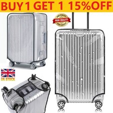 PVC Transparent Travel Luggage Protector Suitcase Dust Cover 18"/20"/24"/28"/30"