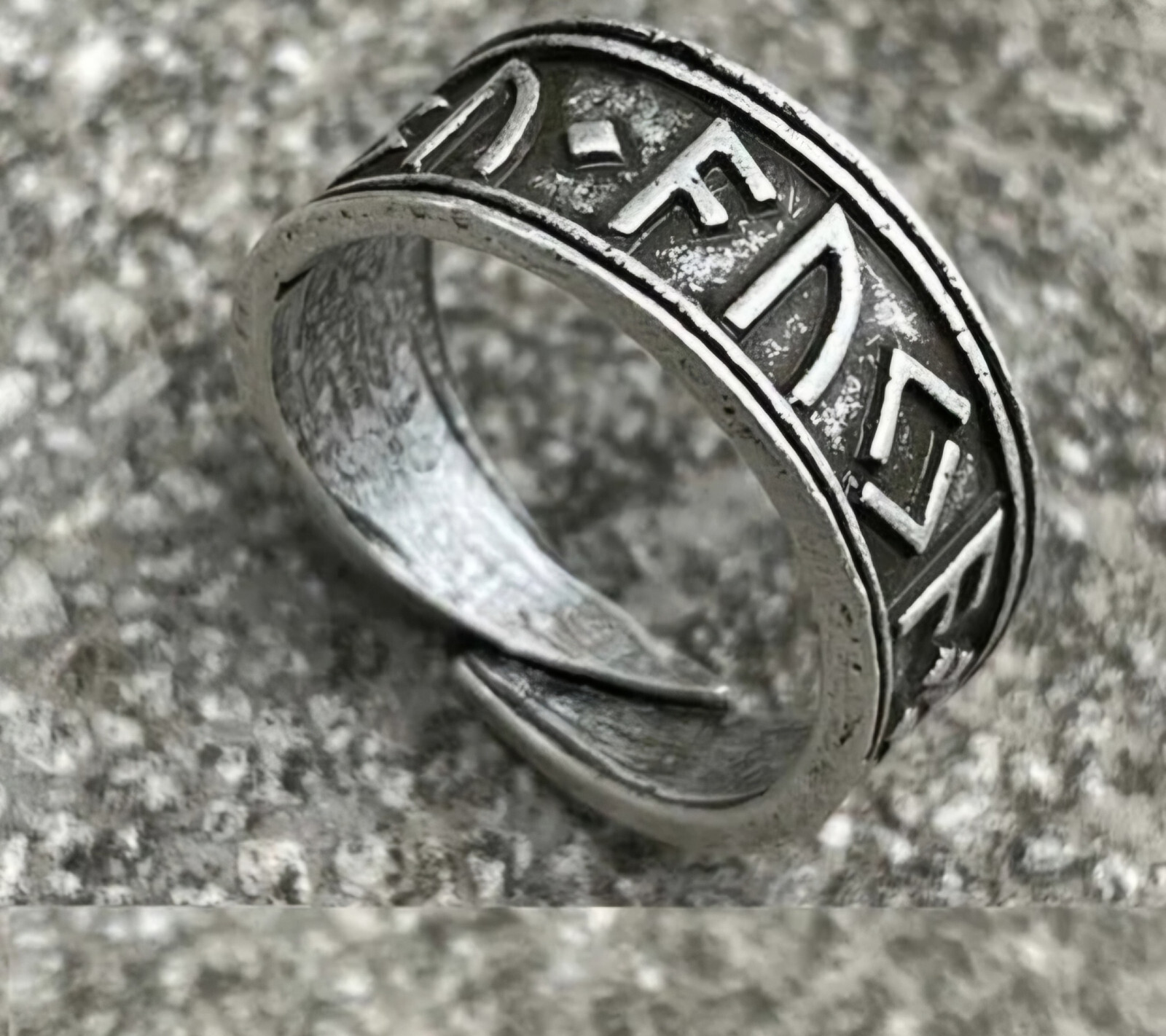 Anello Runa Vichinga Regolabile