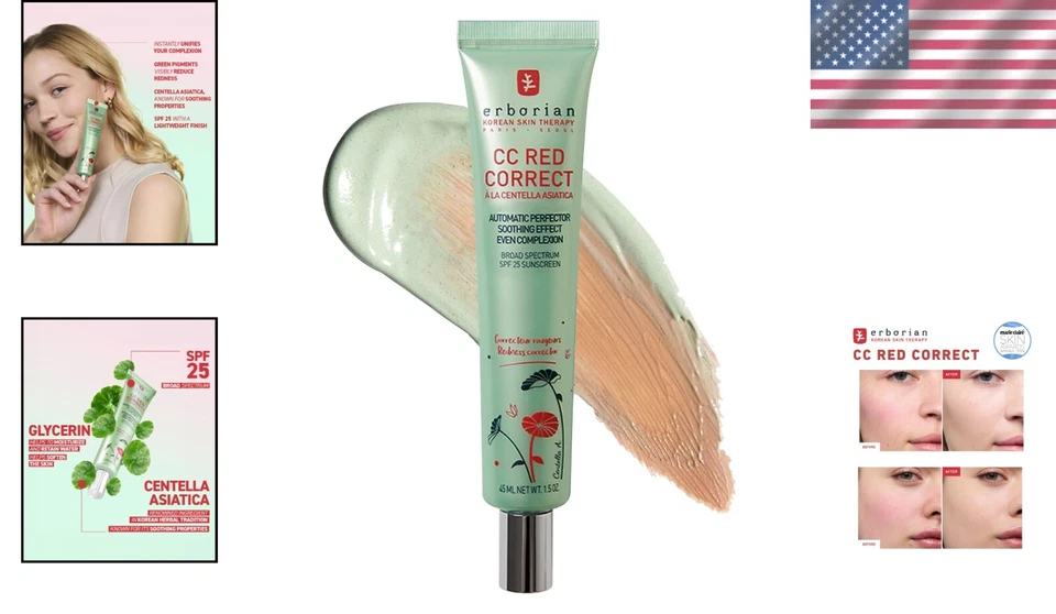 CC Red Correct - 1.5oz Anti-Redness Green Corrector with Illuminating Benefits - Image 2 of 4