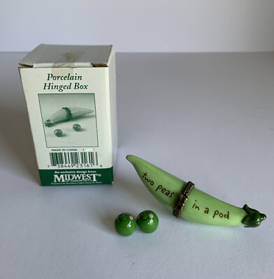 小物入れ Midwest of Cannon Falls/PHB Collection PHB MIDWEST OF CANNON FALLS TWO PEAS IN A POD TRINKET BOX VINTAGE