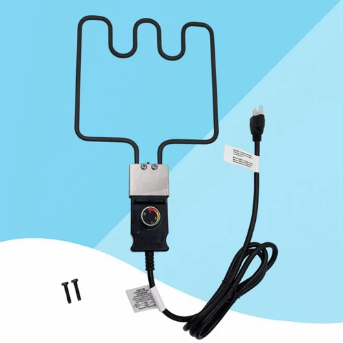 1500 Watts Electric Smoker & Grill Heating Element Replacement Part with Cord - Picture 4 of 12