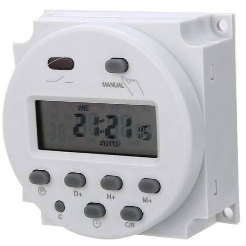 Digitale LCD Zeitschaltuhr DC/AC 12V 16A Timer Programmierbar Schalter Zeit Gut~ - Bild 7 von 20