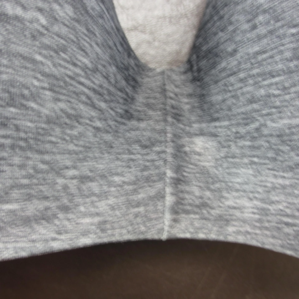 Hanes Bra 34D Dark Gray Padded Wireless Adjustable Clasp Back - Image 3 of 4