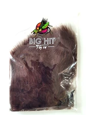 STRUNG MARABOU - DK. BROWN - Big Hit Fly Co - Fly Tying Materials - Blood Quills