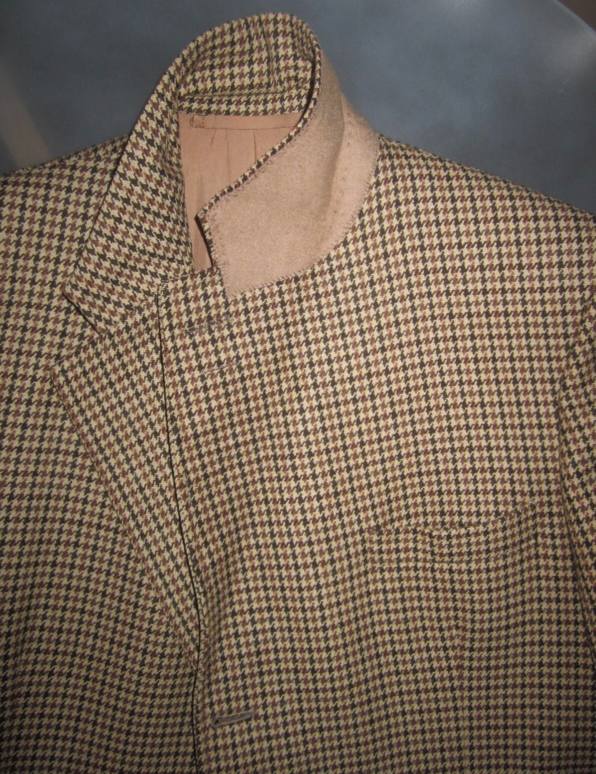 FILA Giacca blazer su misura H HUNTSMAN & SONS Savile Row pied de poule