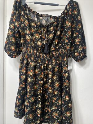 green emerald velvet dress CARCOS Plus Size Dresses for Curvy Women V Neck Long Sleeve Dresses Black  Orange Floral Midi Fall Winter Dress with Pocket Wedding Guest Casual T  Shirt Dress XL 14W 16W at Amazon main image 1