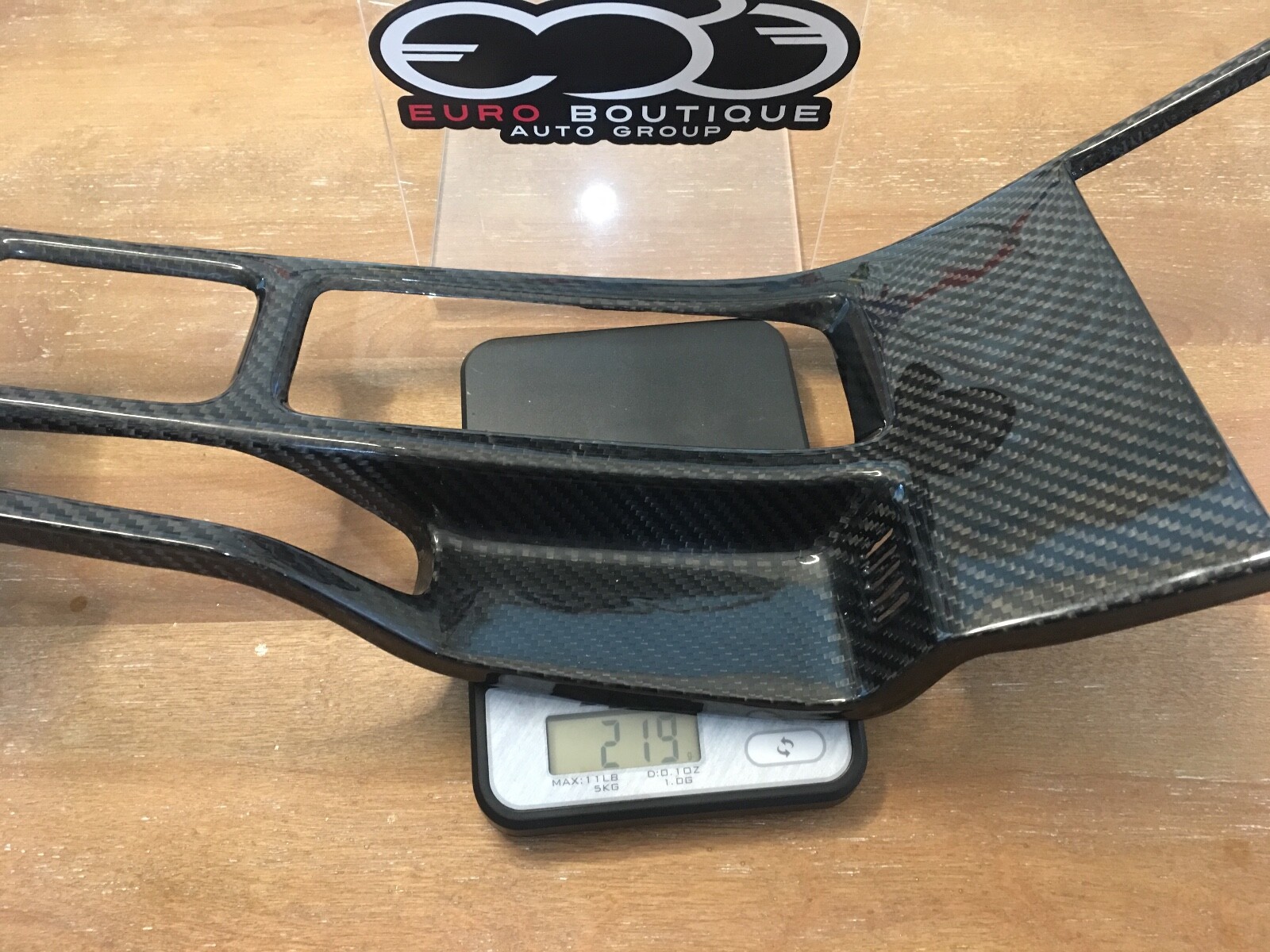 Honda Acura NSX Bespoke RHD Double DIN radio dash panel Gloss Carbon Fiber