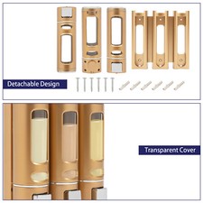 400ml 3 Pack Hotel Shower soap Dispenser, Wall-mounted Shampoo Dispenser Hotel