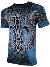 Xtreme Couture By Affliction Men's T-shirt Saga Biker Wings S-5XL