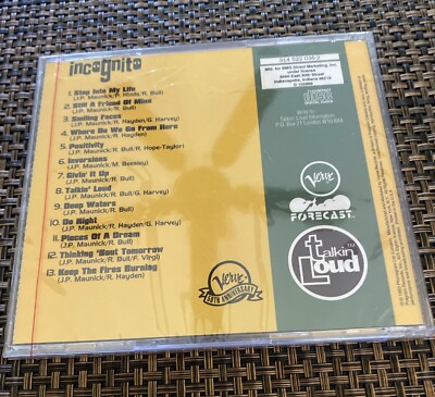 Incognito - Positivity (CD, 1994, Verve Forecast) SEALED NEW