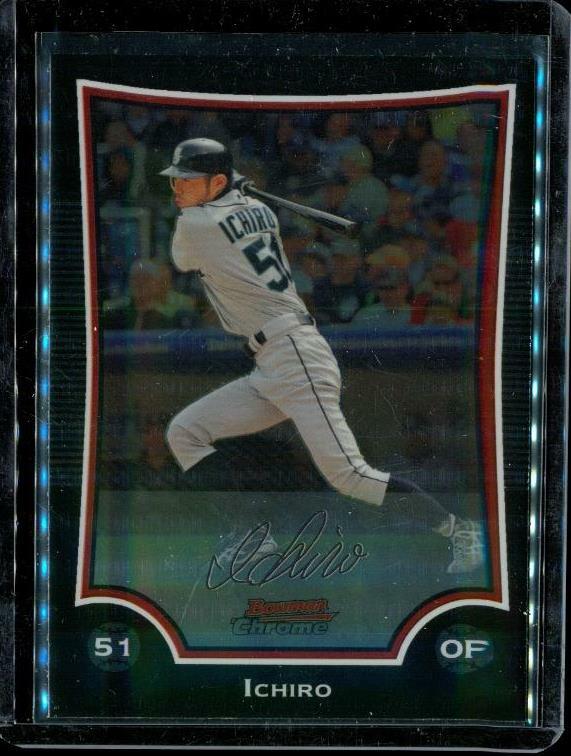 2009 Baseball Trading Card TOPPS Bowman Chrome #10 ICHIRO Seattle