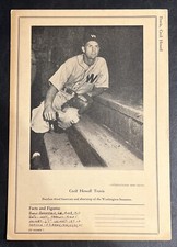 1947 Cecil Travis International News Photo Washington Senators RARE!!!