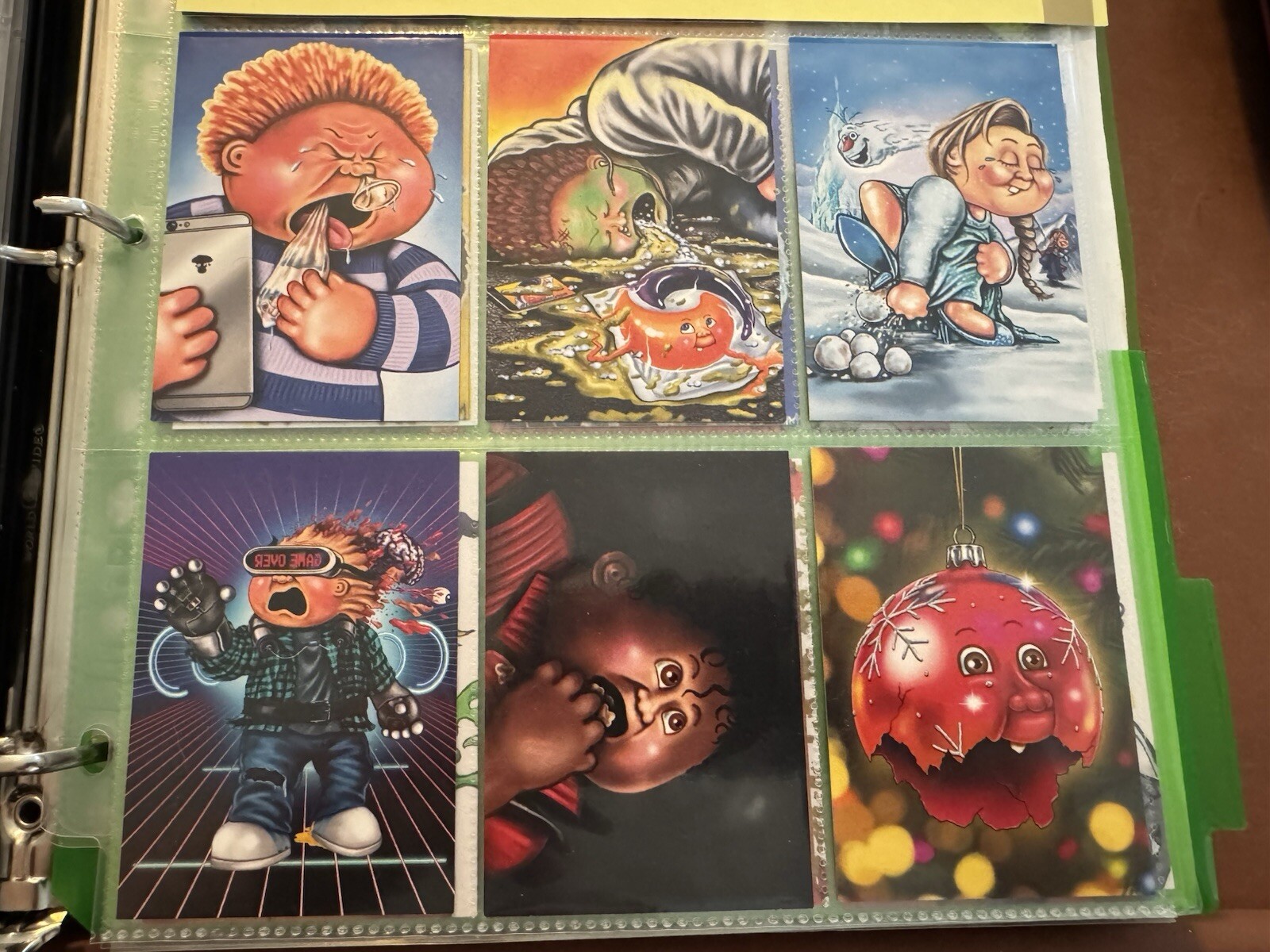 Michael Barnard GPK Commission Sketch Lot of 6 with Gross Con Vegas Award