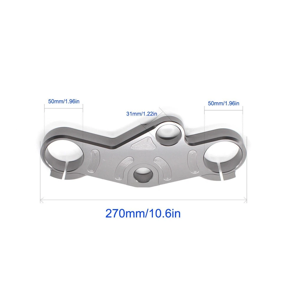 For Suzuki GSXR600/750 2001-2003 GSXR1000 2001-2002 Upper Triple Trees Top Clamp - Image 2 of 4