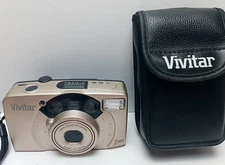 Vivitar PZ 3105 38-105mm Zoom Point & Shoot Film Camera EXCELLENT See Pics +Case