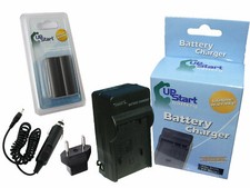 Battery  Charger  Car Plug  EU Adapter Canon EOS-5D EOS 50D EOS Digital Rebel