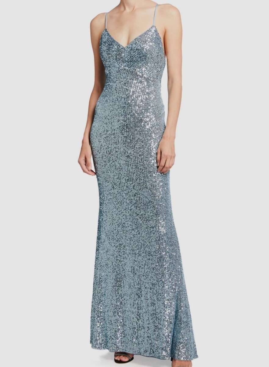 faviana silver dress Faviana 9493 Plus Size Dress