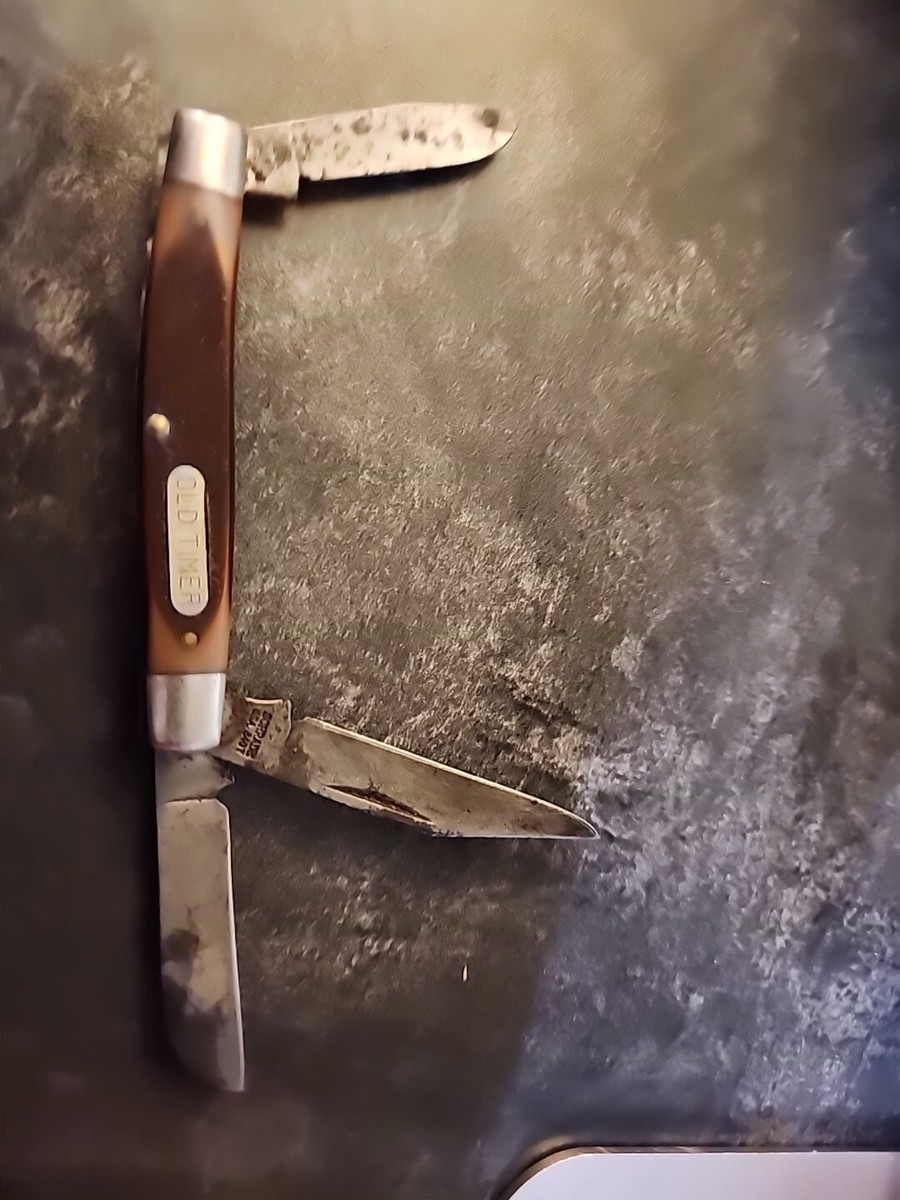 Old timer Schrade 340T three blade pocket knife | eBay