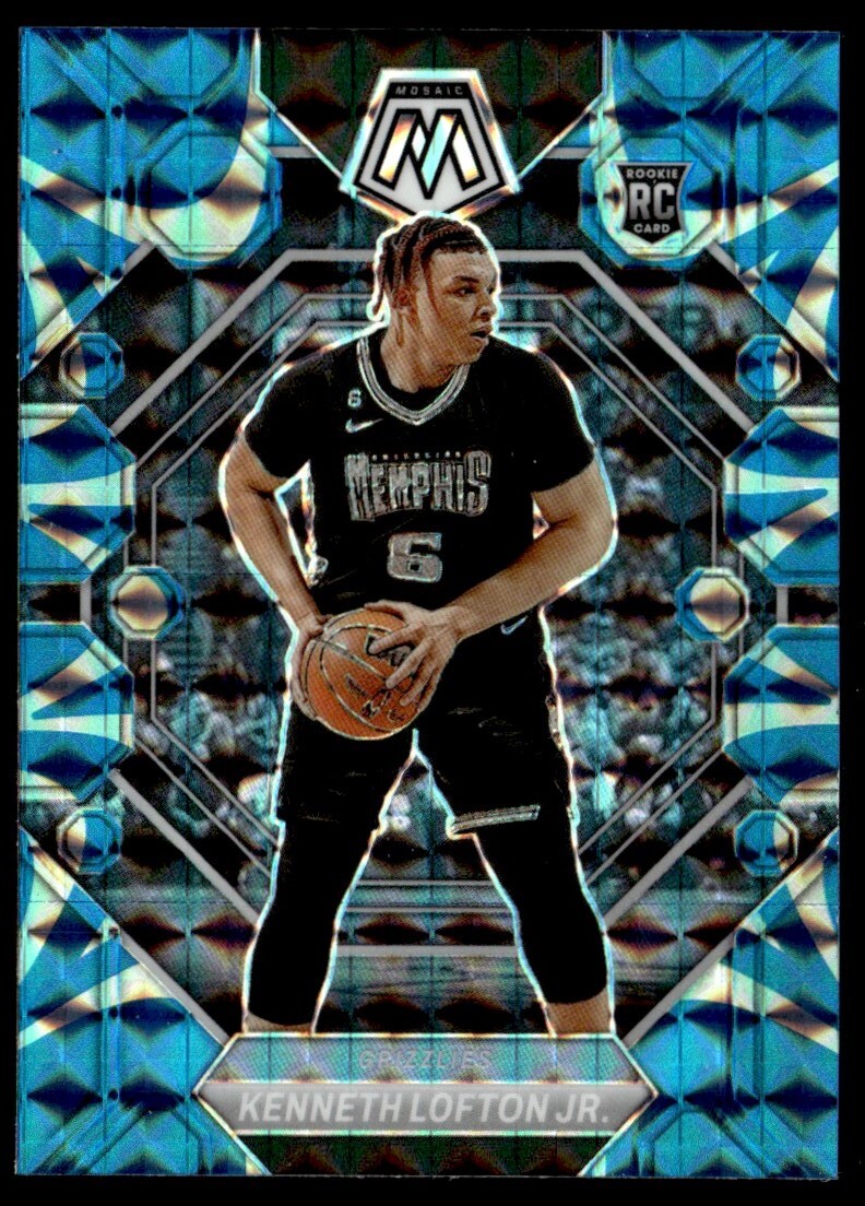 2022-23 Panini Mosaic Blue Reactive Kenneth Lofton Rookie