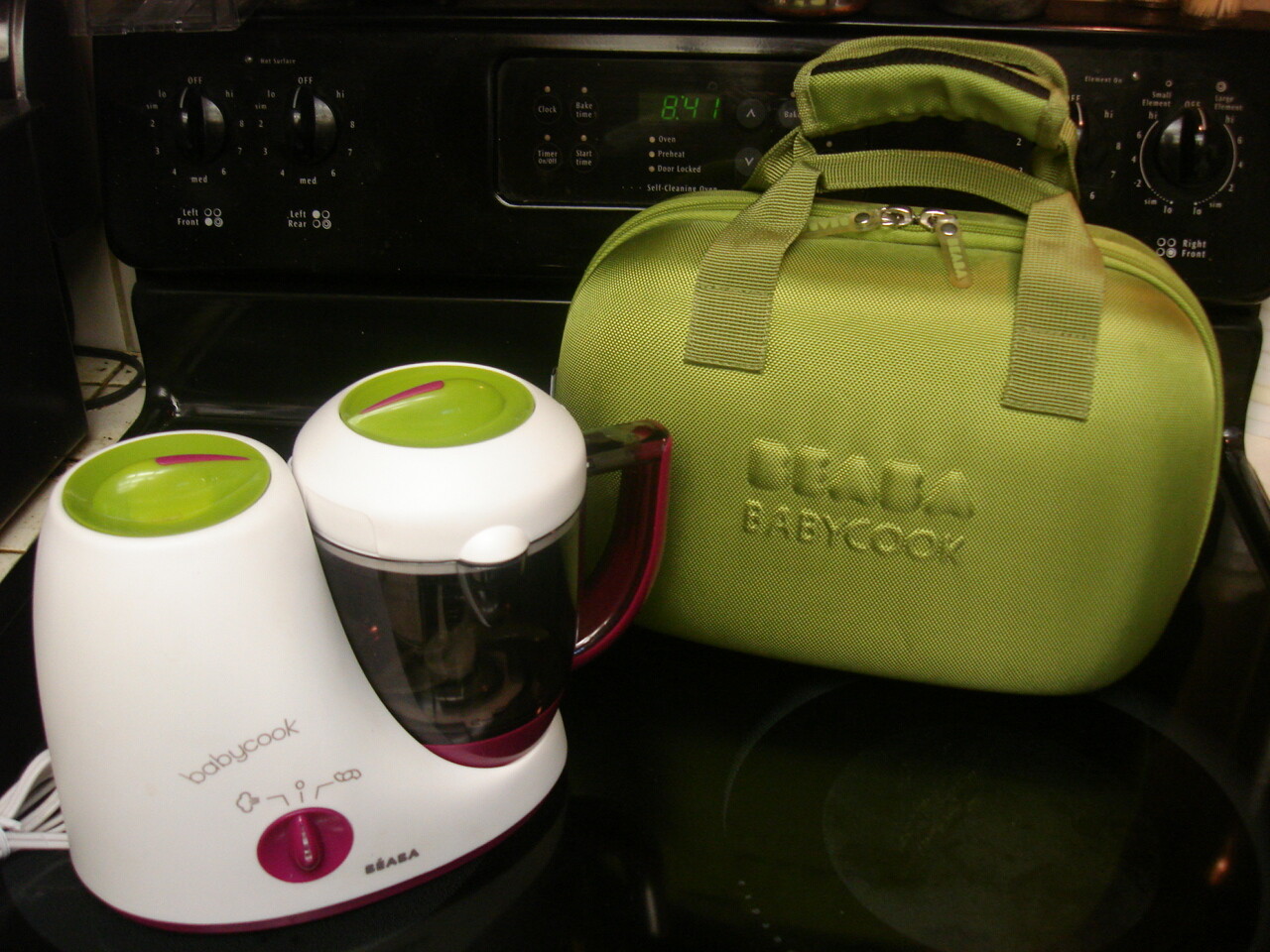 Beaba Babycook Baby Food Processor W/Travel Case Mint