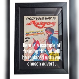 Hook Ocean Nes Gameboy  FRAMED ADVERT GAME POSTER A3 11.5"X16"