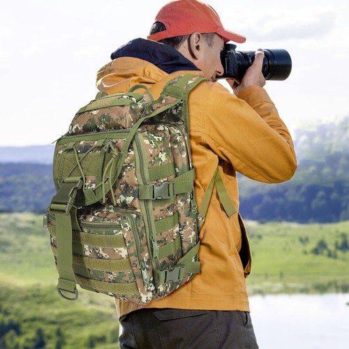 Outdoor Camping Hiking Travel Bag Military Molle Tactical Backpack 40L