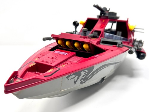 MINT 1985 GI Joe Moray HYDROFOIL + SEARCH LIGHT LENS! Lampreys, CARD + BLUEPRINT - Picture 8 of 24