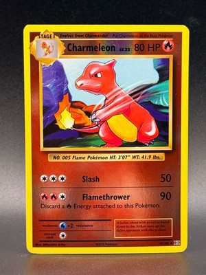 Pokémon CHARMELEON 10/108 XY - Evolutions Reverse Holo Uncommon