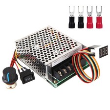 PWM DC Motor Speed Controller, DC 10-55V / Rated 40A, LED Display Stepless DC Mo