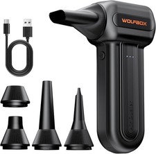 WOLFBOX MF60 MF70 Electric Air Duster 110000RPM Cordless Rechargeable 3 Speed PC
