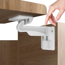 10 Pack Upgraded Version Cabinet Locks Baby Proofing - Children Proof Cupboar...