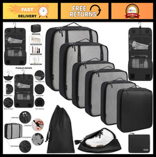 Packing Cubes Set for Travel - 6/8/10 Sizes, Luggage Organizer, Carry-On Accesso