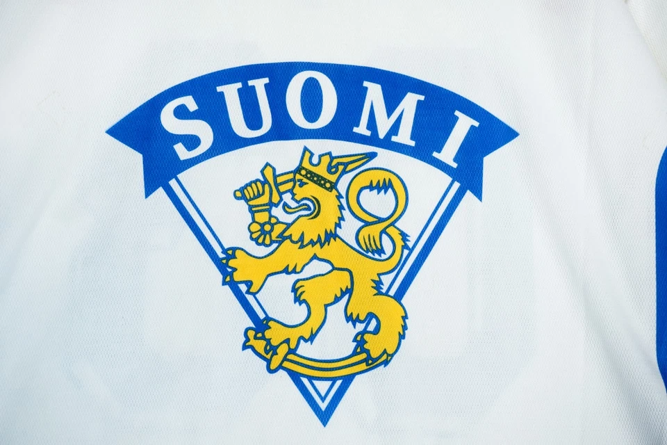 Vintage Suomi Finland Karjala #03 Hockey Jersey Men's M / L - Image 3 of 4