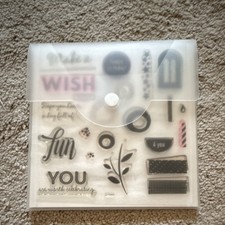 Close To My Heart Acrylic Cling Stamps D1649 Cardmaking Decorative Set