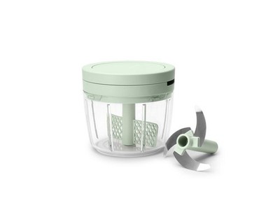 Brabantia Tasty+ Manual Food Chopper 13.5 x 13.5 x 12cm Jade Green