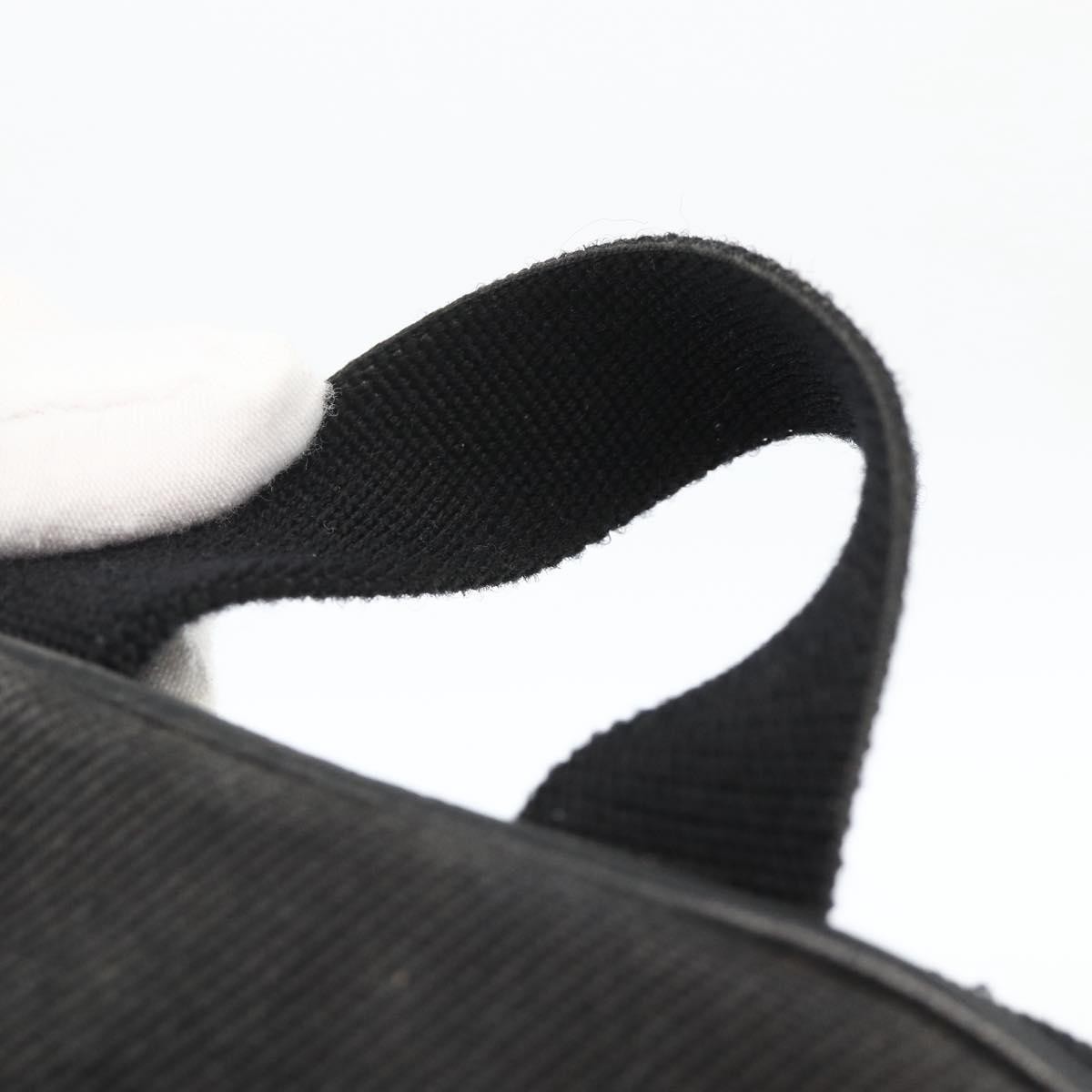 SAINT LAURENT Backpack Canvas Black Silver Auth bs34220 — image 14