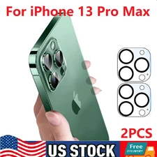 2Pcs Camera Lens Protectors For iPhone 13 Pro Max 9H Tempered Glass Camera Cover