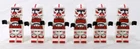 LEGO Star Wars 75354 Coruscant Guard Gunhip 6 Clone Shock Trooper Minifigures