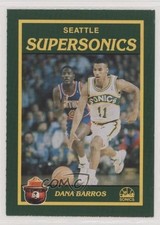 1990-91 Smokey Bear Seattle Supersonics Dana Barros tt7