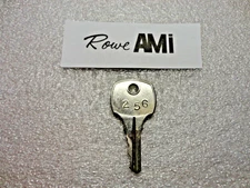 Rowe AMI C256A Jukebox Cabinet Key, Genuine, Used Old Stock, Fits 12 Models